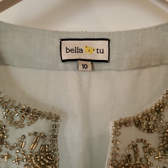 Bella Tu Beaded Dress - Size 10 - Picture 3 of 4